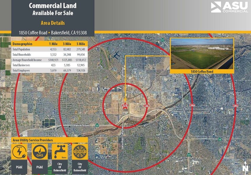 More Photos Of 1614 Coffee Rd, Bakersfield Land For Sale
