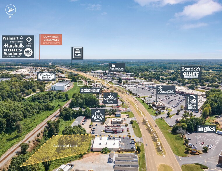 More Photos Of 5208 Calhoun Memorial Hwy, Easley Freestanding For Lease