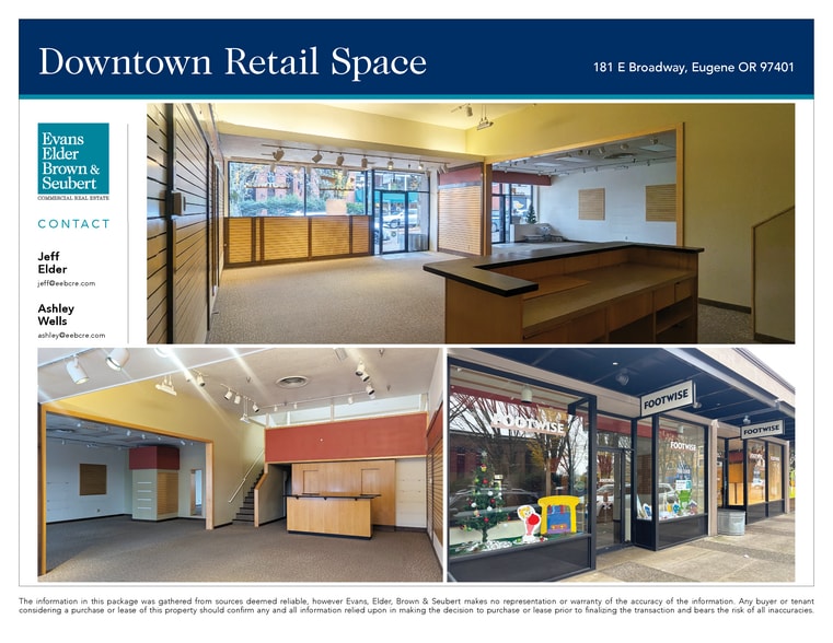 More Photos Of 181 E Broadway, Eugene Storefront For Lease