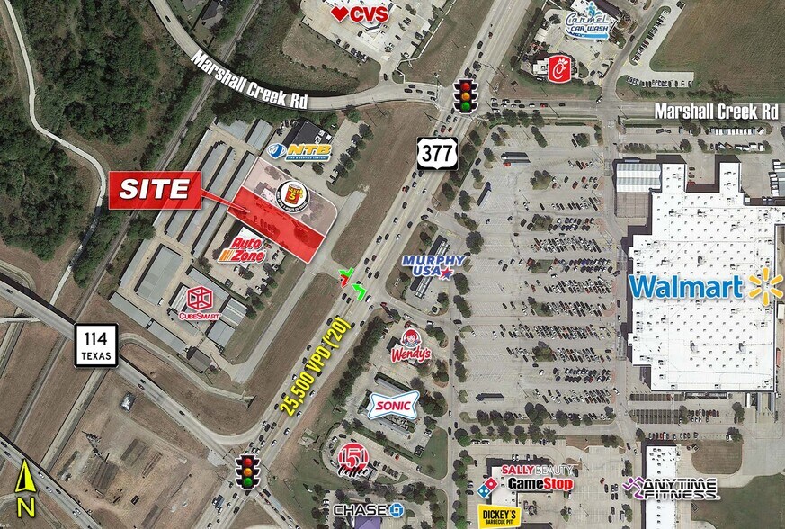 Primary Photo Of 1209 US-377, Roanoke Land For Sale
