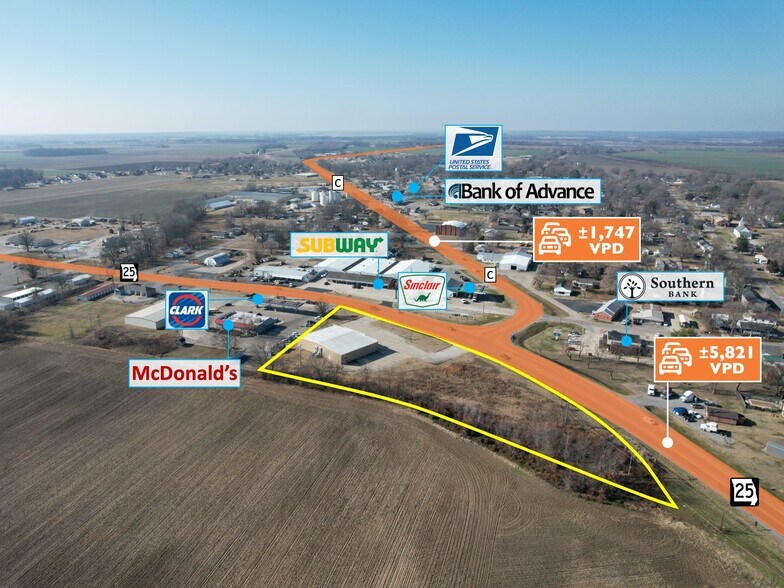 More Photos Of 33554 MO-25, Advance Freestanding For Lease