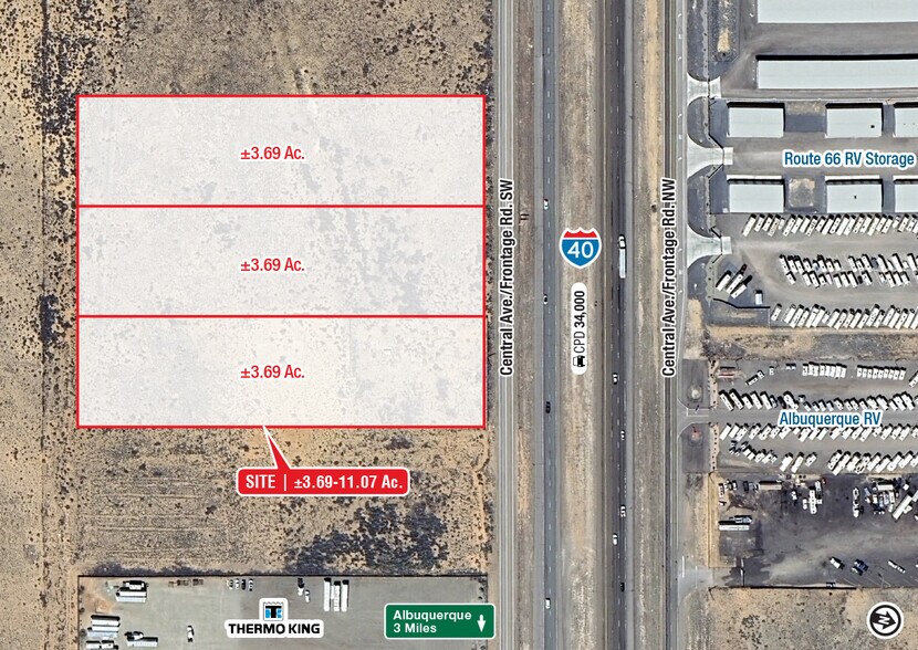 More Photos Of SWQ Central Ave. & Atrisco Vista Blvd. SW, Albuquerque Land For Lease