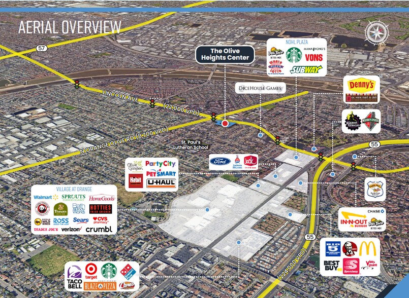 More Photos Of 804-846 E Lincoln Ave, Orange General Retail For Sale