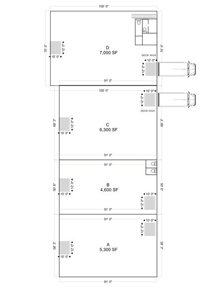 More Photos Of 106 NW 17th St, Grand Prairie Warehouse For Lease