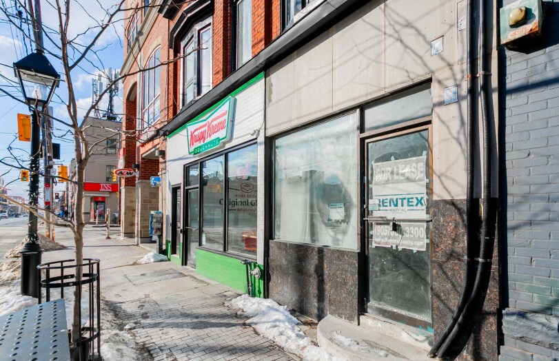Primary Photo Of 828-830 College St, Toronto Storefront Retail Residential For Lease