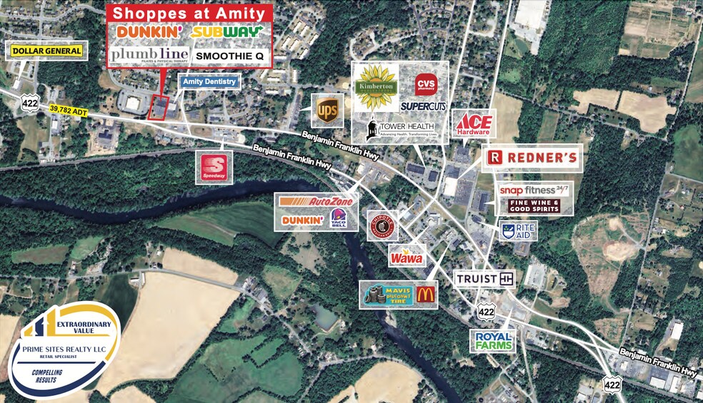 Primary Photo Of 955 Benjamin Franklin Hwy, Douglassville Storefront For Sale