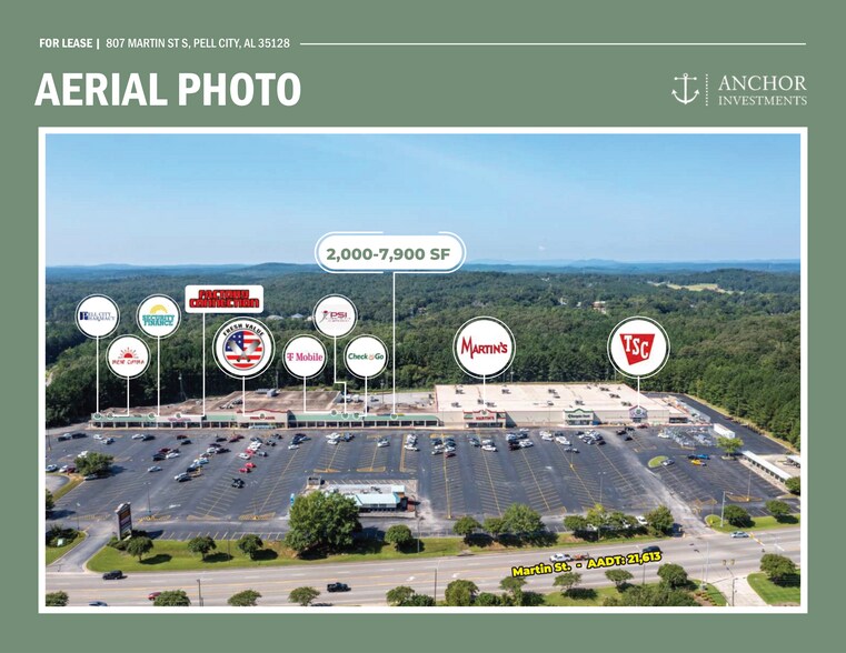 More Photos Of 803-1025 Martin St S, Pell City General Retail For Lease