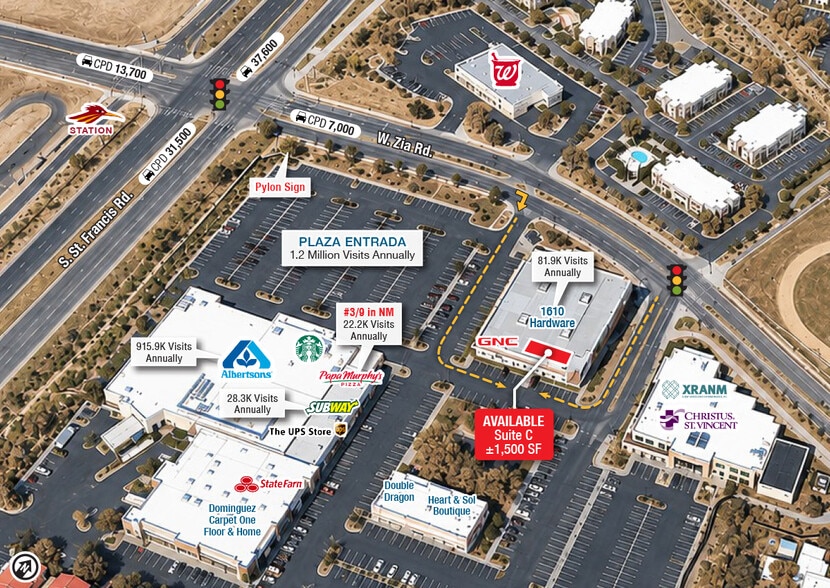 More Photos Of 3001 S Saint Francis Dr, Santa Fe Freestanding For Lease