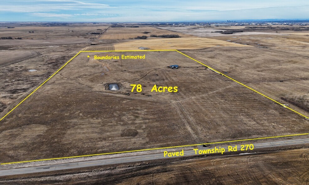 More Photos Of 78 Acres 270 Township Rd, Airdrie Land For Sale
