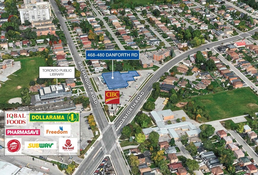 More Photos Of 468-480 Danforth Rd, Toronto Storefront For Lease