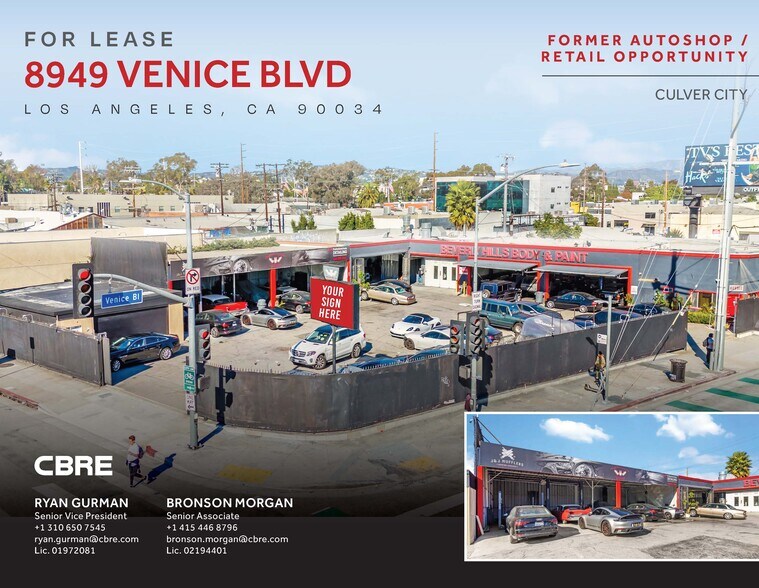 Primary Photo Of 8949-8951 Venice Blvd, Los Angeles Auto Repair For Lease