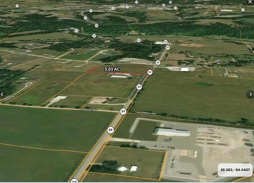 Primary Photo Of Highway 59, Gravette Land For Sale