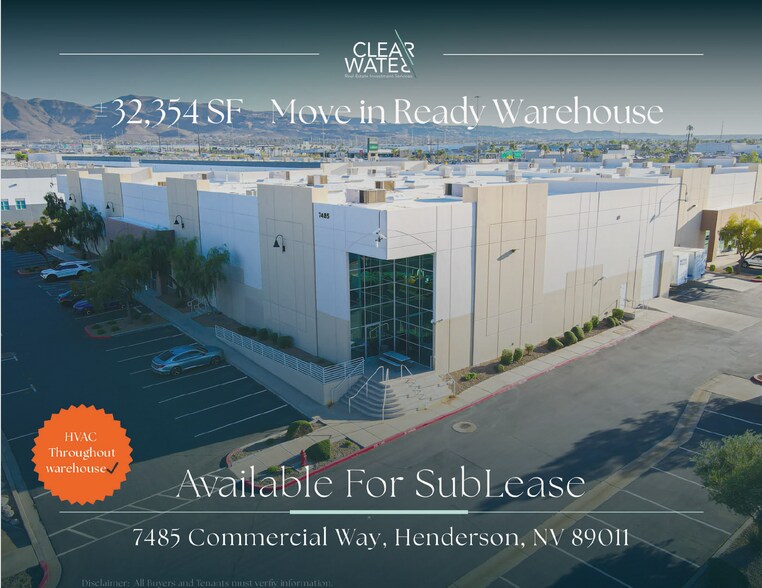 Primary Photo Of 7485 Commercial Way, Henderson Warehouse For Lease