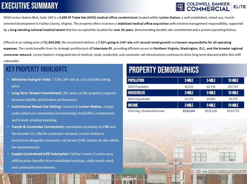 More Photos Of 9010 Lorton Station Blvd, Lorton Medical For Sale