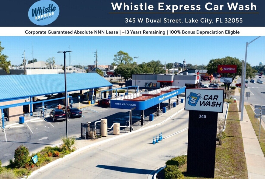 Primary Photo Of 345 W Duval St, Lake City Carwash For Sale
