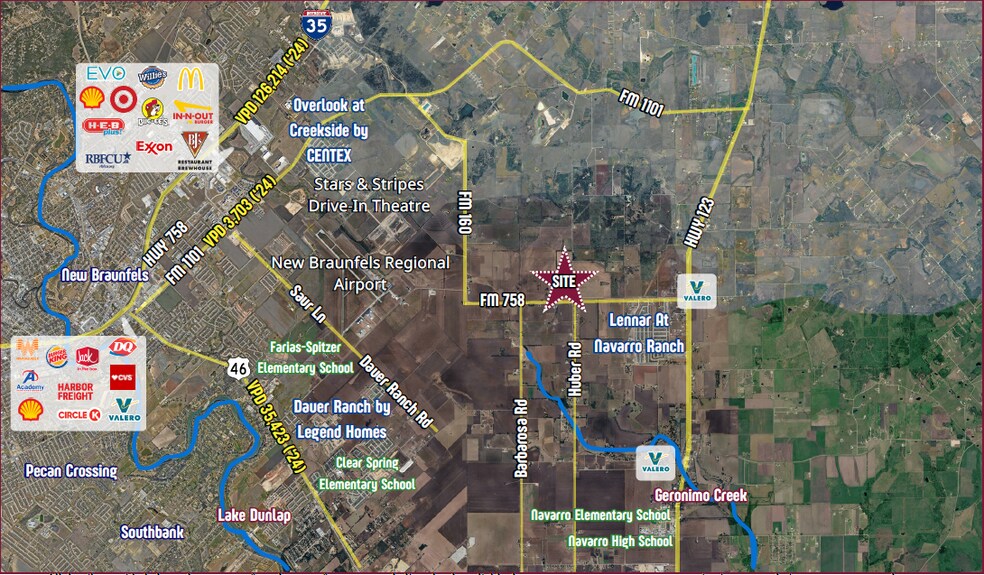 More Photos Of FM 758 & Huber Rd, Seguin Land For Sale