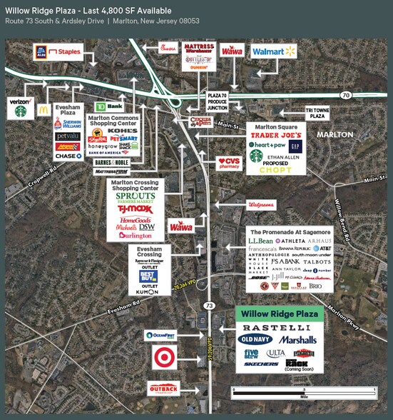 More Photos Of 710 Route 73 S, Marlton Unknown For Lease