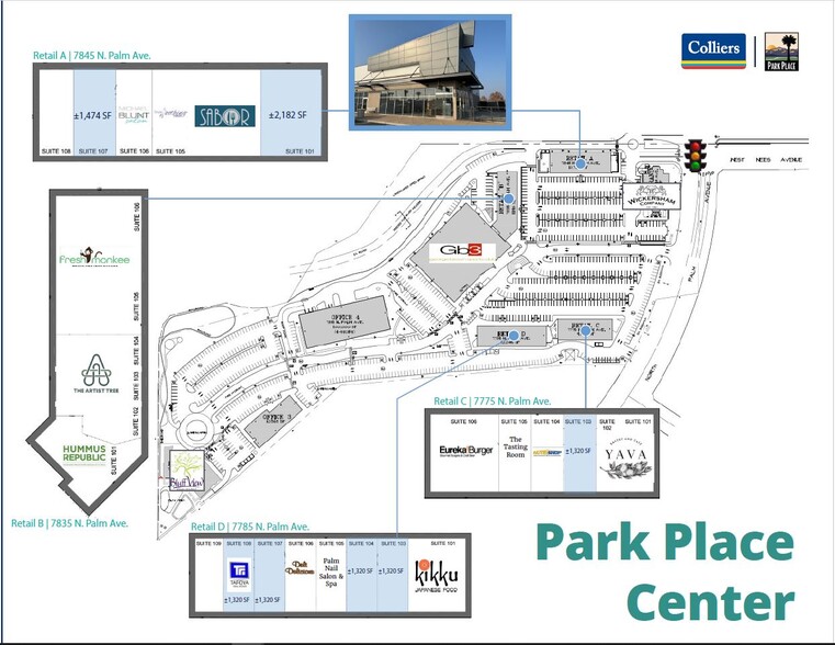 More Photos Of 7845 N Palm Ave, Fresno Unknown For Lease