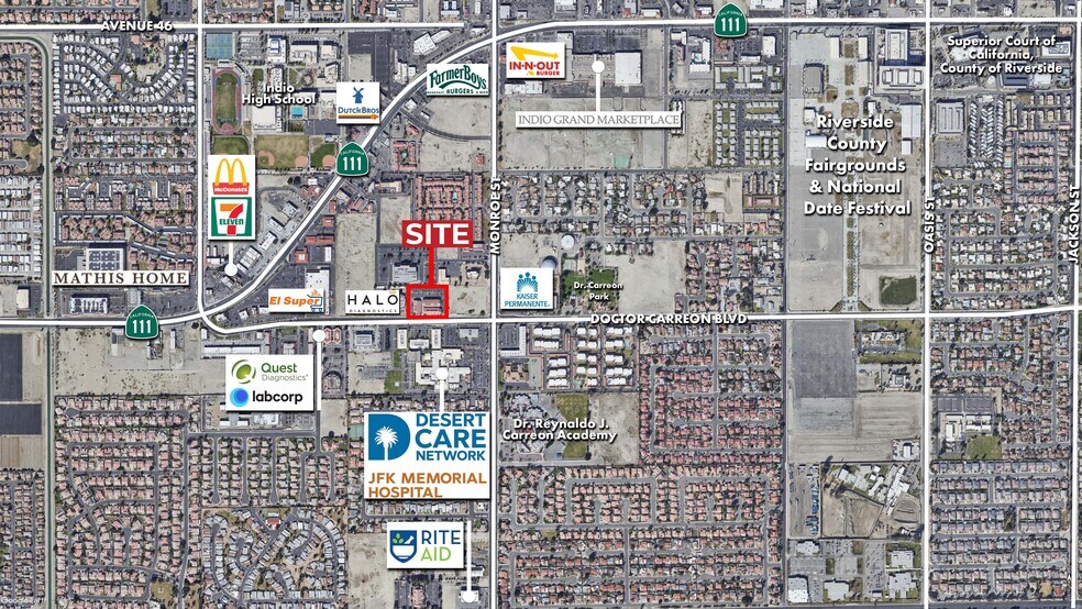 More Photos Of 81880 Dr Carreon Blvd, Indio Medical For Lease