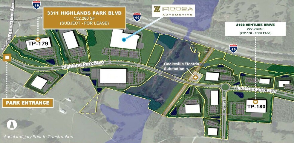 More Photos Of 3311 Highlands Park Blvd, Cookeville Industrial For Lease