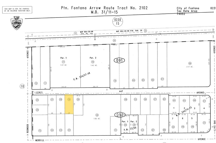 More Photos Of 14806-14814 Ceres Ave, Fontana Land For Lease