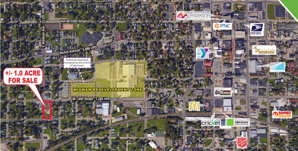 More Photos Of 1402 S Madison Ave, Anderson Land For Sale