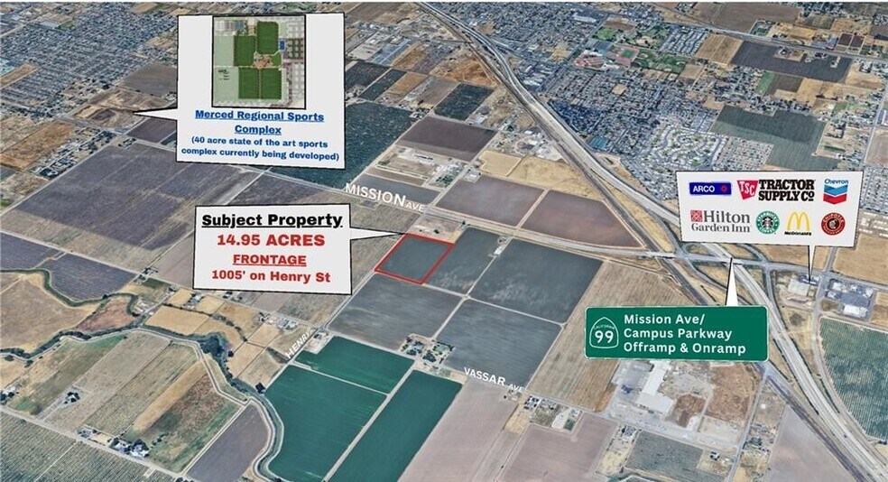 Primary Photo Of 0 Henry Street, Merced Land For Sale