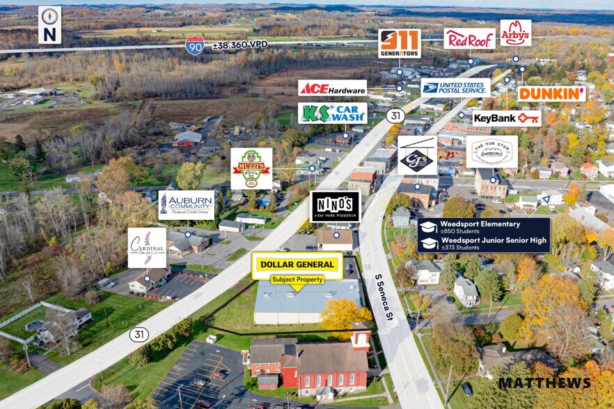 More Photos Of 8879 Seneca st, Weedsport Storefront Retail Office For Sale