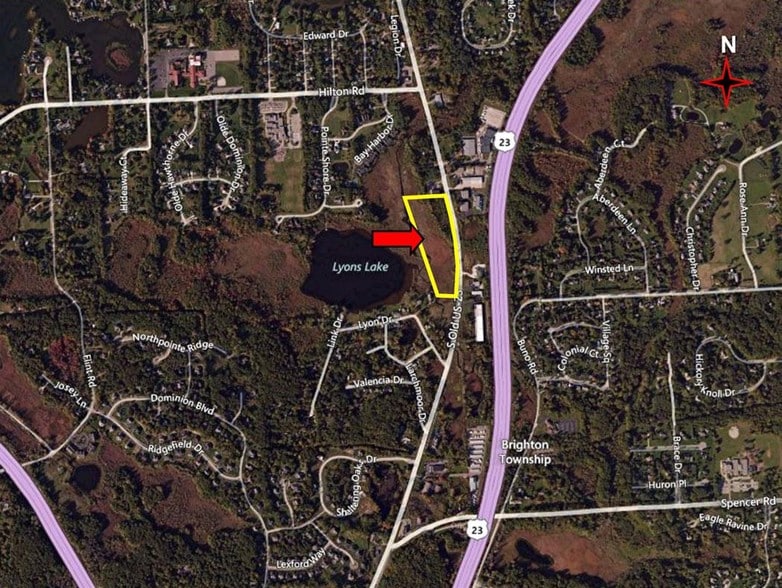 Primary Photo Of Old US-23, Brighton Land For Sale