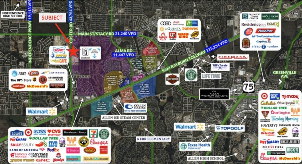 More Photos Of 5611 S Custer Rd, McKinney General Retail For Lease