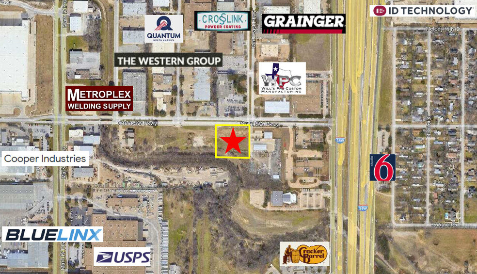 Primary Photo Of 2464 Great Southwest Pky, Fort Worth Land For Sale