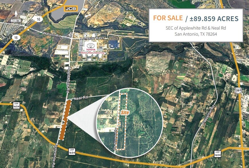 Primary Photo Of Applewhite Rd & Neal Rd, San Antonio Land For Sale