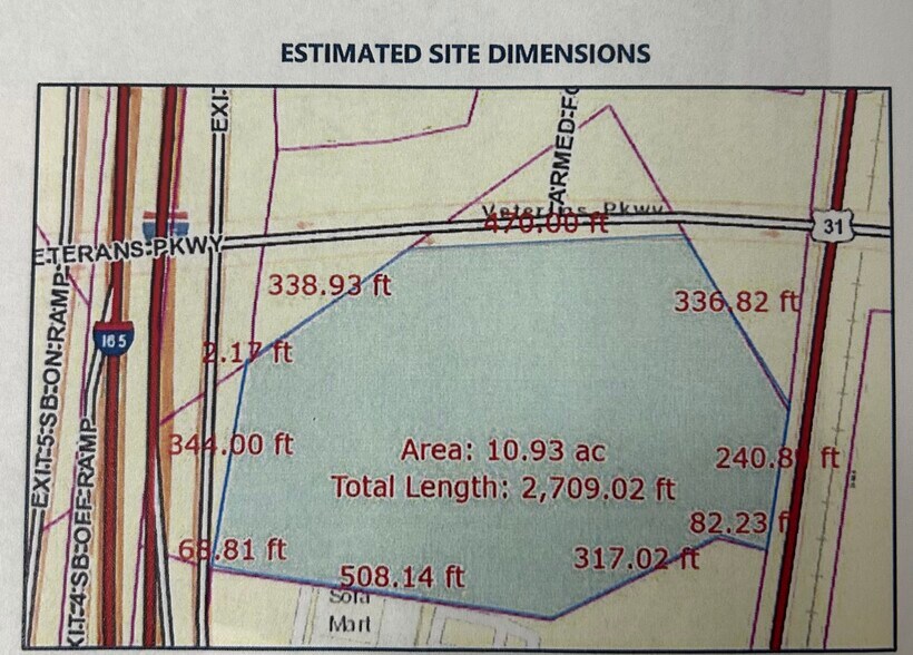 More Photos Of 4505 US-31, Clarksville Land For Sale