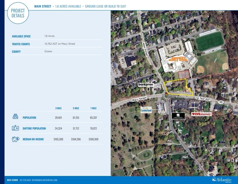 More Photos Of Main Street & Macy Street, Amesbury Land For Lease