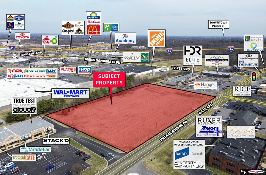 Primary Photo Of 4735 Village Square Dr, Paducah Land For Sale