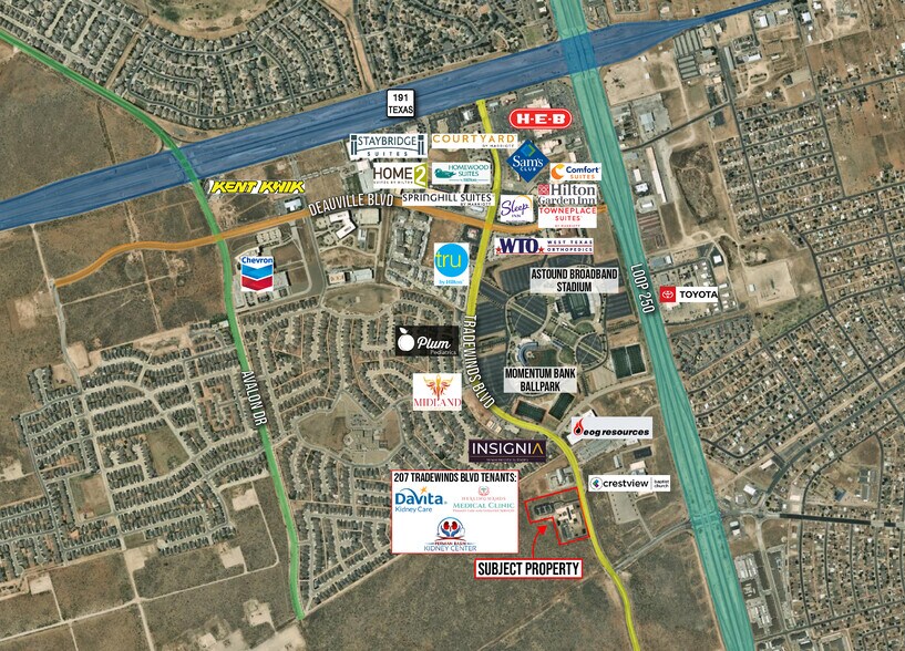 More Photos Of 207 Tradewinds Blvd, Midland Medical For Lease