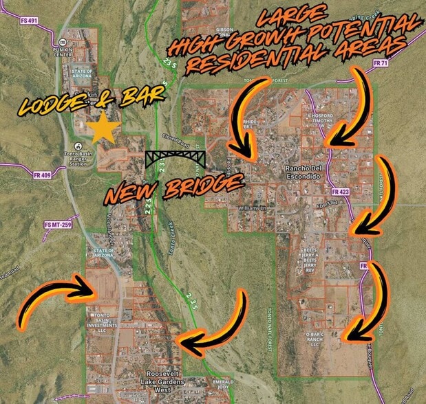 More Photos Of 249 Old Hwy 188, Tonto Basin Hotel For Sale