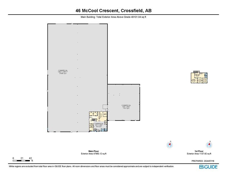More Photos Of 46 Mccool Cres, Crossfield Warehouse For Sale