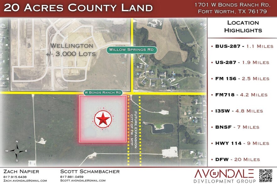 More Photos Of 1701 Bonds Ranch Rd, Fort Worth Land For Sale