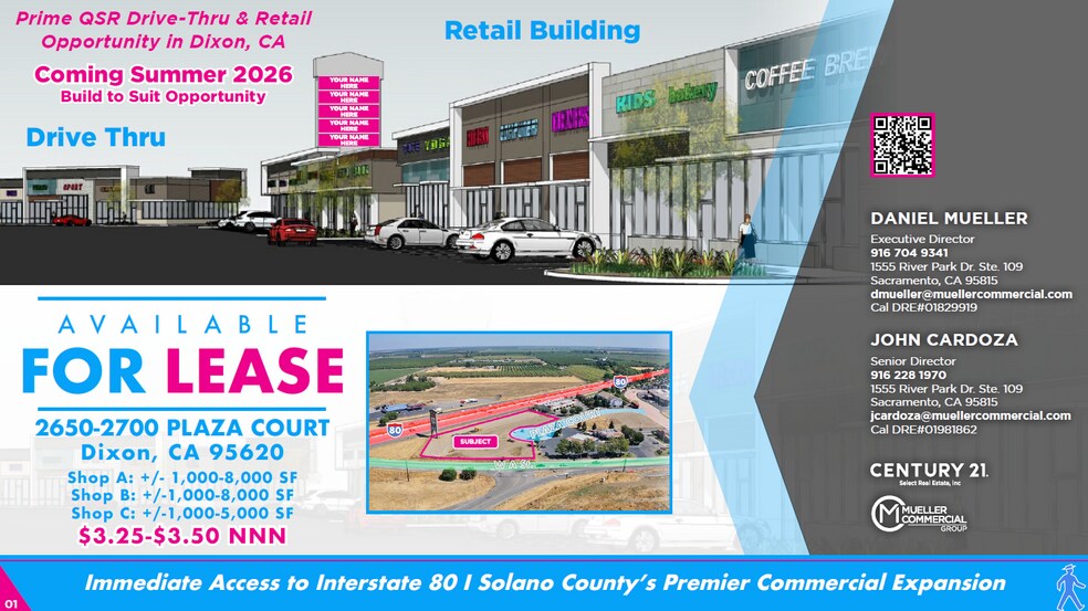 Primary Photo Of 2650-2700 Plaza Court, Dixon General Retail For Lease