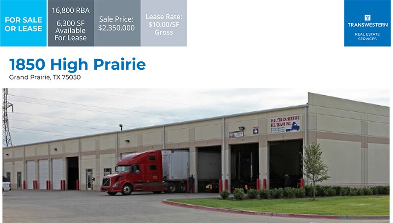 More Photos Of 1850 High Prairie Rd, Grand Prairie Warehouse For Sale