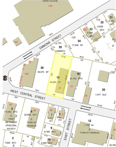 More Photos Of 55 W Central St, Franklin Office For Sale