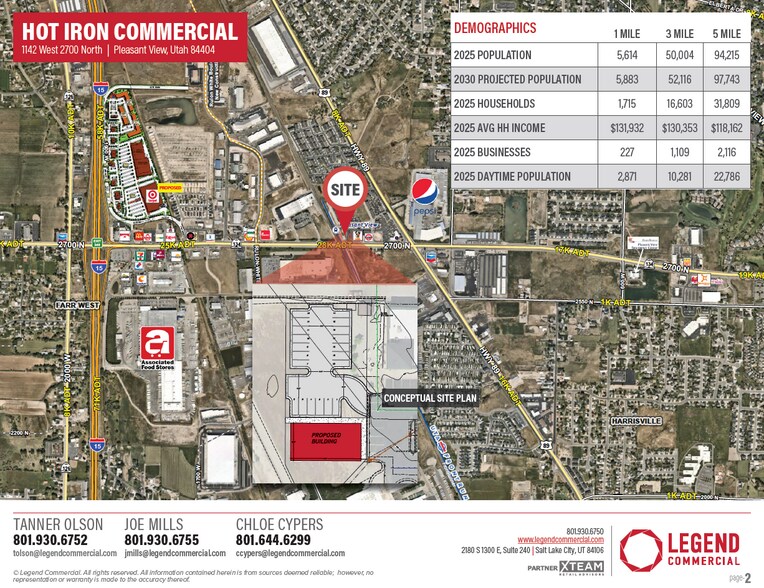 More Photos Of 1145 W 2700 N, Pleasant View General Retail For Sale