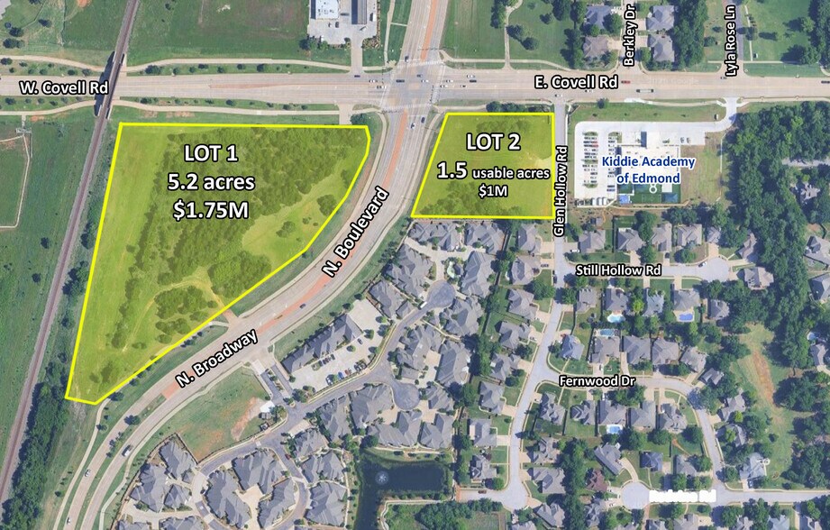 Primary Photo Of E Covell Rd & N Boulevard Ave, Edmond Land For Sale