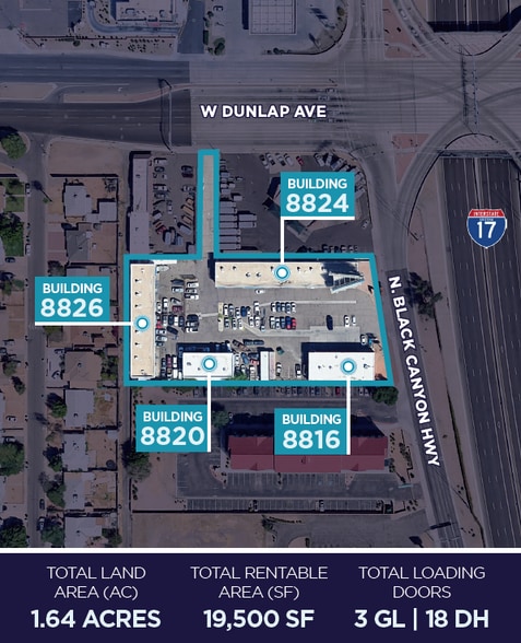 More Photos Of 8812- 8828 Black Canyon Hwy Hwy, Phoenix Industrial For Sale