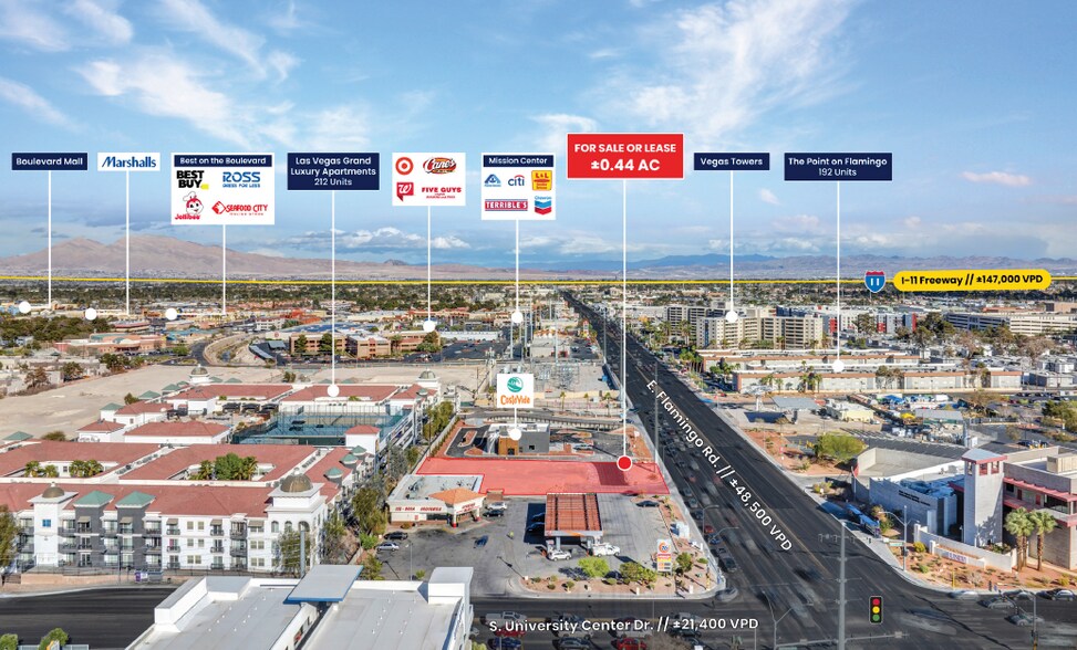 More Photos Of E Flamingo Rd & S University Center Dr, Las Vegas Land For Sale