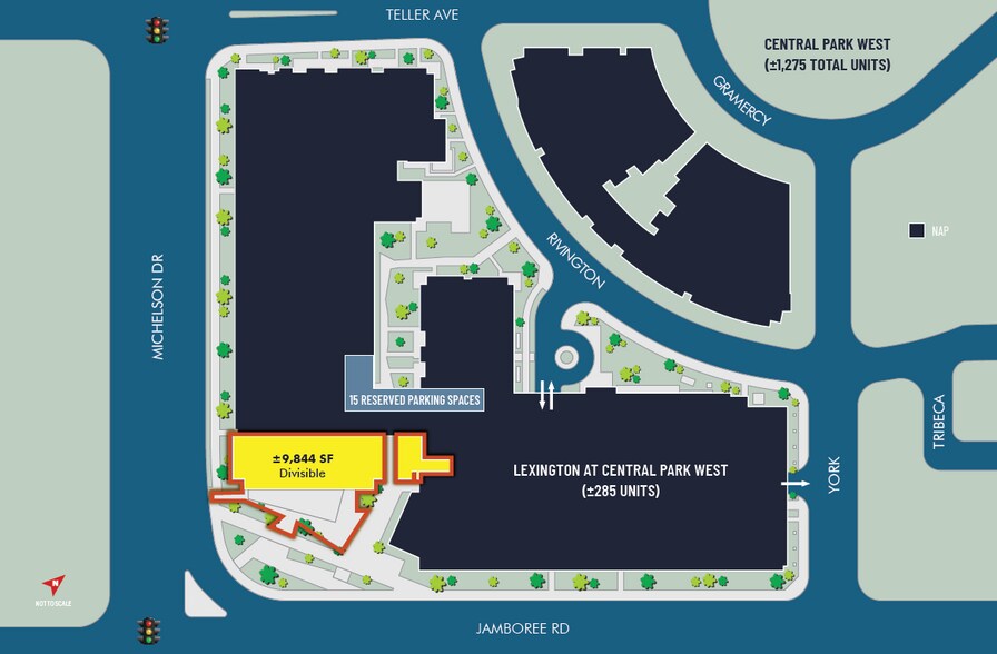 More Photos Of 2103 Rivington, Irvine Storefront Retail Residential For Lease