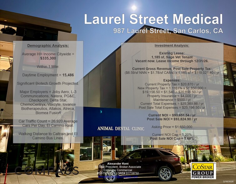 More Photos Of 987 Laurel St, San Carlos Storefront Retail Office For Sale