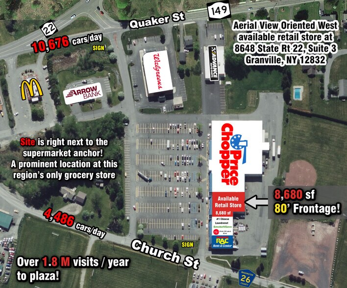 More Photos Of 8648 State Route 22, Granville Storefront For Lease