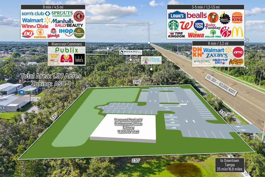 More Photos Of 11218 US 301, Riverview Land For Sale